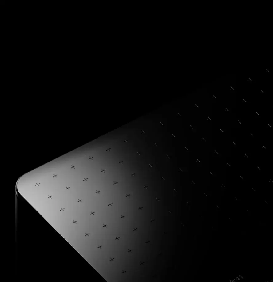 Praxis surface detail rendered in black and white